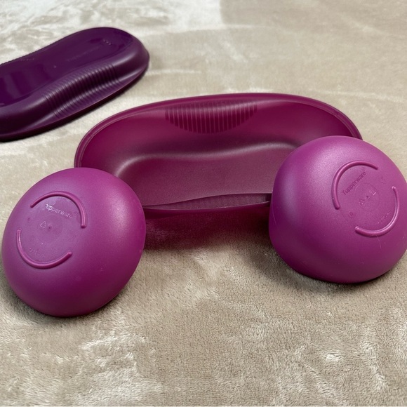 Tupperware Microwave Breakfast Maker Set Rhubarb - Picture 4 of 9